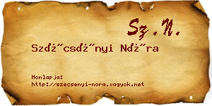 Szécsényi Nóra névjegykártya
